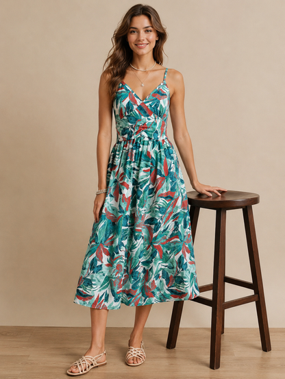 Robe Longue Fleurie