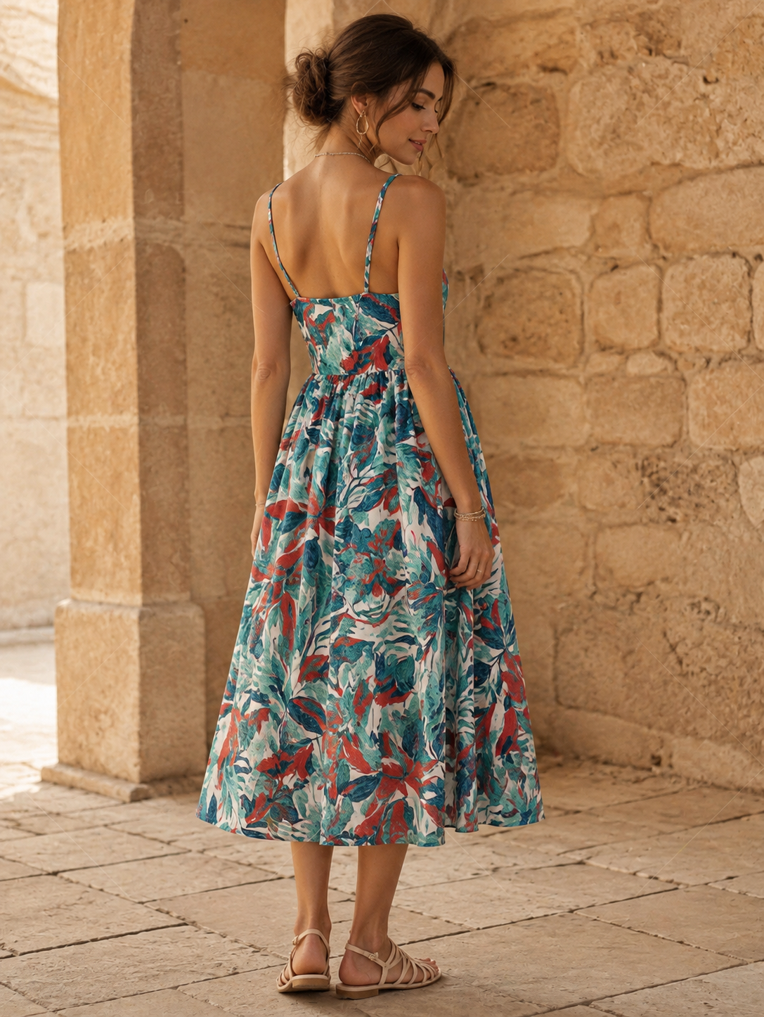 Robe Longue Fleurie