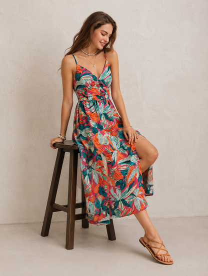 Robe Longue Fleurie