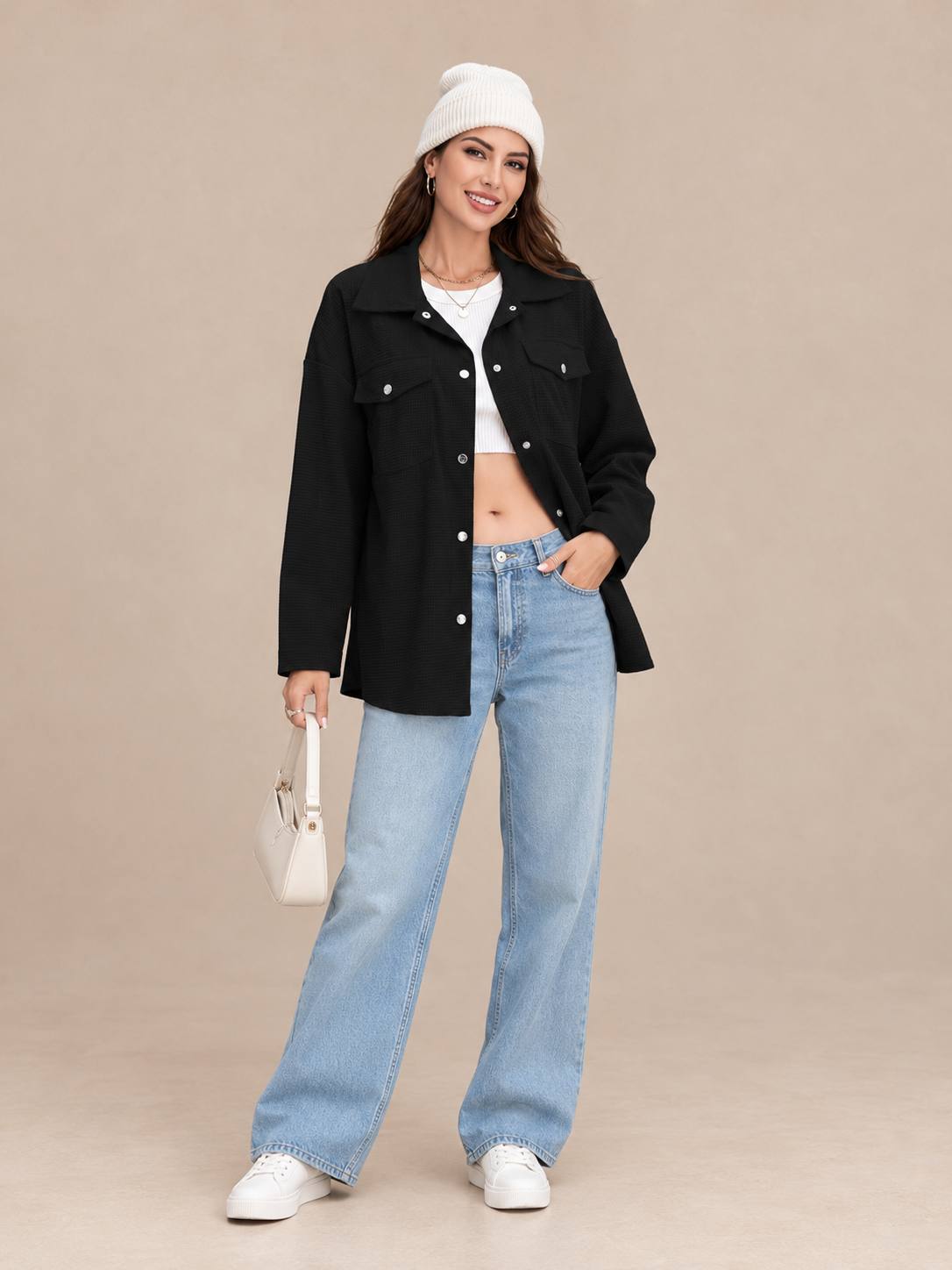 Veste Élégante Boutonnée