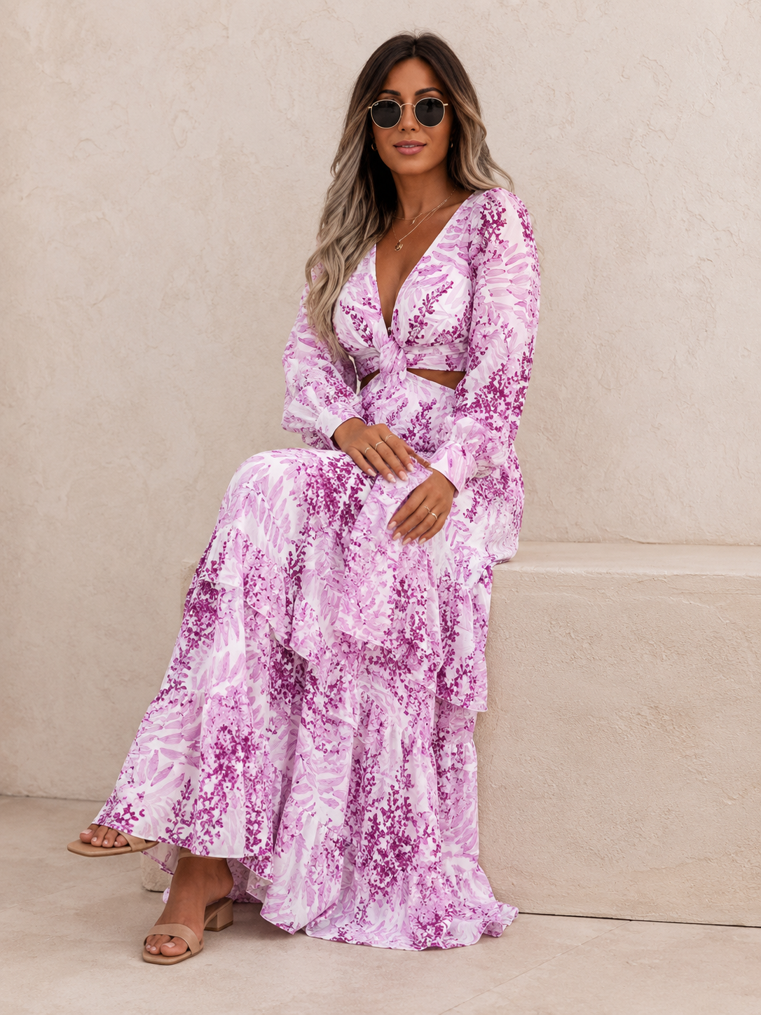 Robe Longue Imprimée