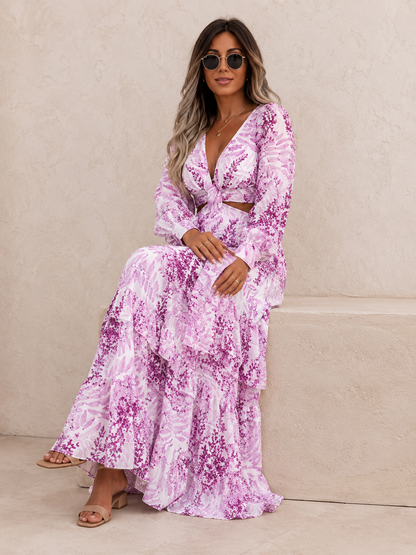 Robe Longue Imprimée