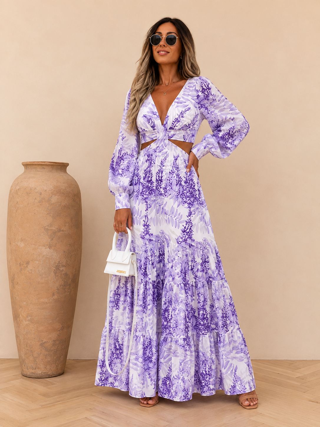 Robe Longue Imprimée