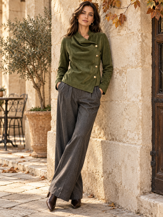 Veste Col Montant