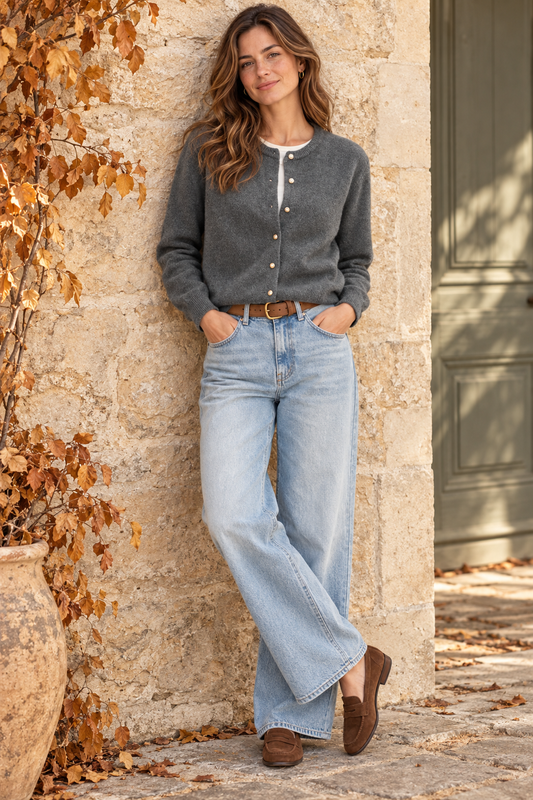 Cardigan Maille Jacquard