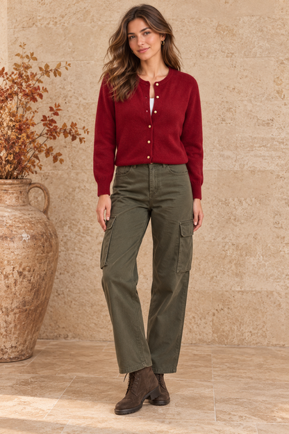 Cardigan Maille Jacquard